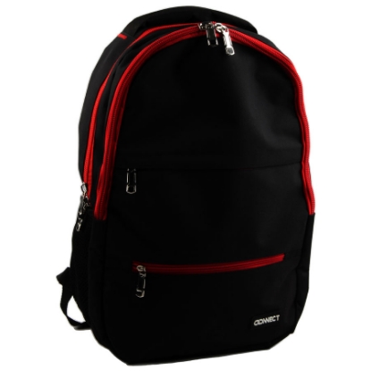 Picture of LAPTOP BACK BAG CONNECT BLACK × RED