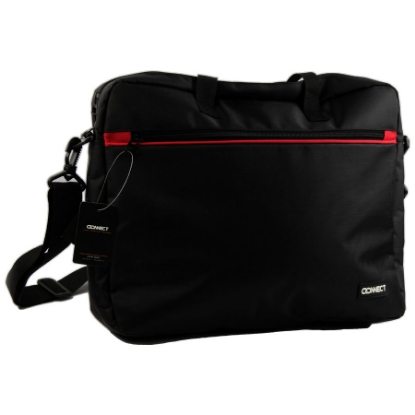 Picture of LAPTOP BAG CONNECT BLACK × RED