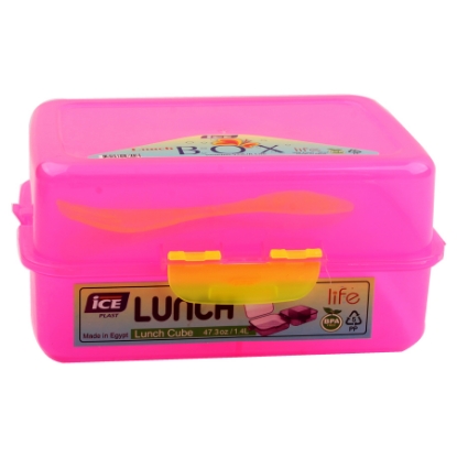 Picture of LUNCH BOX ice plast plastic master + fork