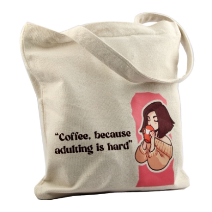 Picture of SHOULDER BAG DAWENHA take a coffe WITH HANDLE