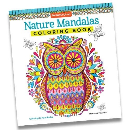 Picture of COLORING NOTEBOOK FOR ADULTS NATURE MANDALAY
