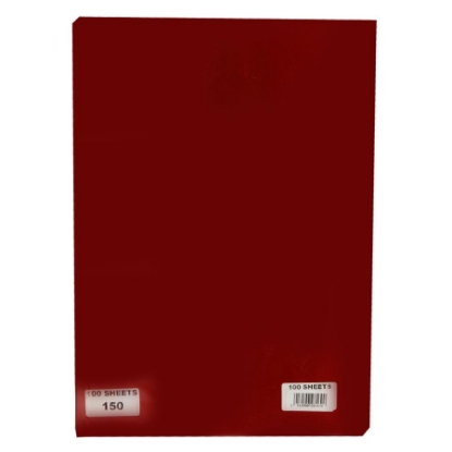 Picture of BINDING COVER PACKAGE PRIMA 150 MICRON 100 PCS RED A4