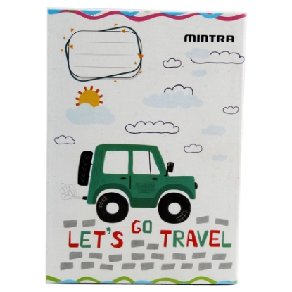 Picture of SCHOOL NOTEBOOK MINTRA STAPLED 40 PAPERS 1/2 CM COSHET COVER