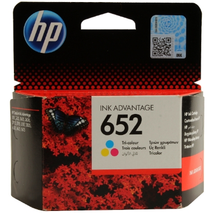 Picture of HP 652 Tri-color Original Ink