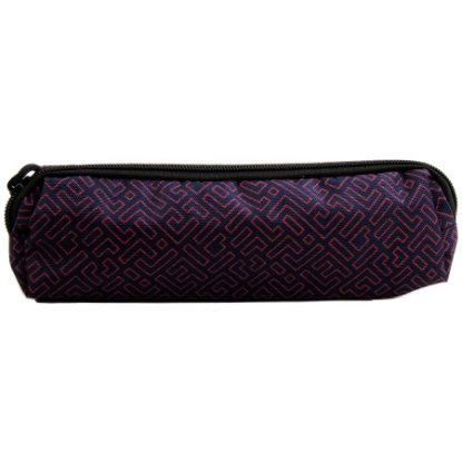 Picture of MINTRA FBRIC PENCIL CASE PRINTED 5 × 4 × 20.5 CM RED ZIZAG 09450