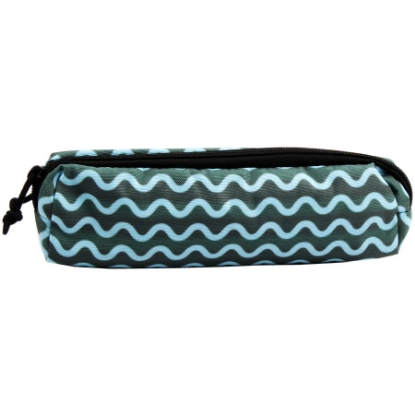 Picture of MINTRA FBRIC PENCIL CASE PRINTED 5 × 4 × 20.5 CM BLUE WAVES 09460
