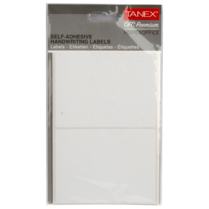 Picture of HANDWRITING LABEL TANEX WHITE 100 × 74 MM 10 SHEETS A5 / 2 MODEL OFC-125 