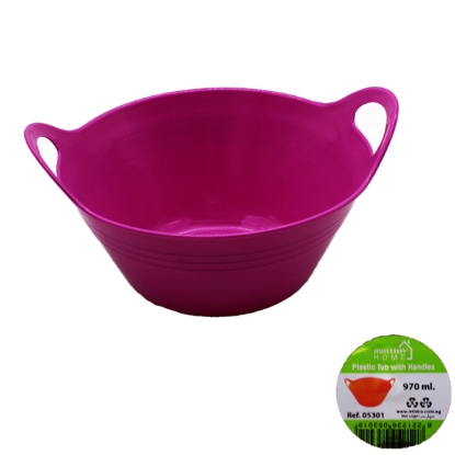 Picture of mintra-Small Plastic Bowls with Handles 970 ml NO: 5301